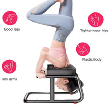 Yoga Inversion Chair Inverted Yoga Bench Headstand Stool Therapy Exercise Chair