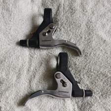 Used Pair of Shimano BL-M600 Deore LX V Brake Levers. Vintage Retro Classic. 