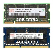 Hynix Chips DDR2-800MHz DDR3-1333MHz Laptop RAM Memory 200Pin SODIMM 2GB 4GB 8GB