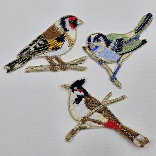Bird embroidered patch - bird, iron