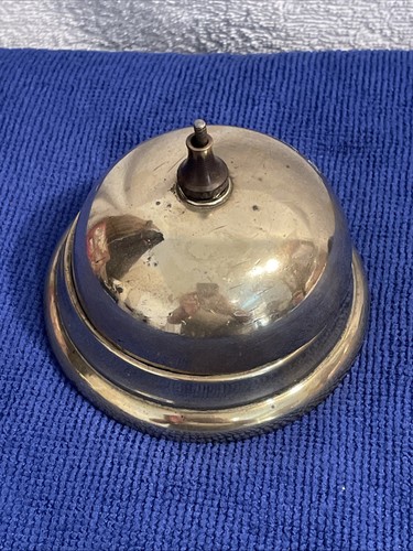 Vintage brass bell service