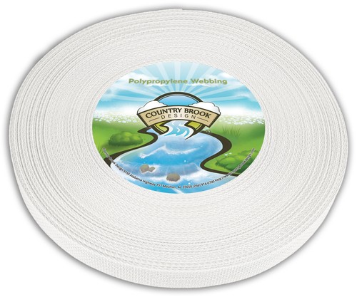 White webbing 30 colors - 1",