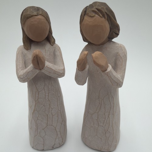 Willow tree sisters heart - by,