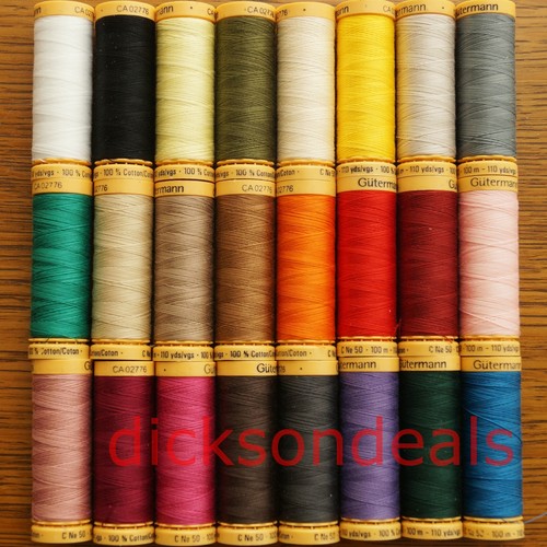 Gutermann 100 cotton thread - 100%,