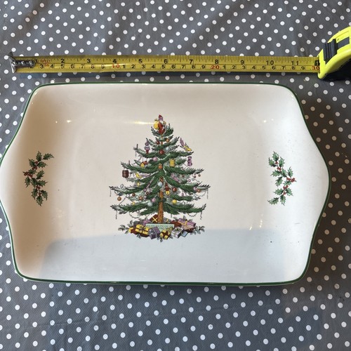 Spode christmas tree serving - christmas,