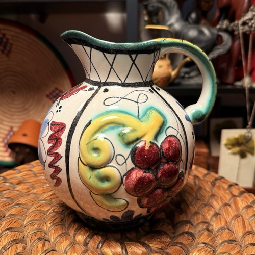 Vintage hand painted italian - painted,