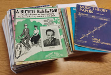 Lot of 180+ Antique Vintage Sheet Music and Song Books **READ** for Full List!