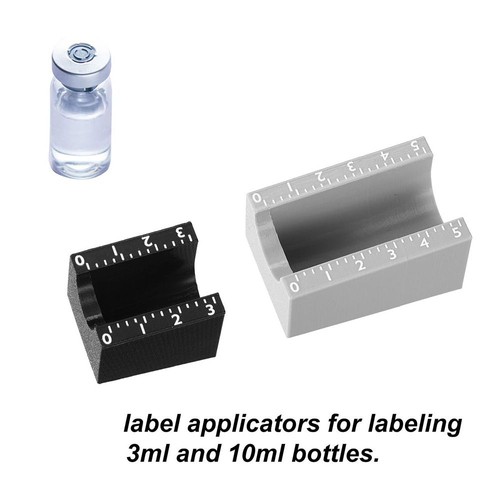 3ml 10ml vial label - 10ml, applicator