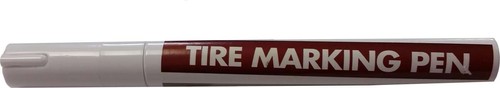 White rubber tyre - white,
