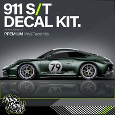 S/T Vinyl Decal Kit / Bubble Free Vinyl / 911 Cayman Boxster 991 992 Carrera R