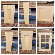 European oak kitchen cupboard doors shaker style many sizes 20mm thick