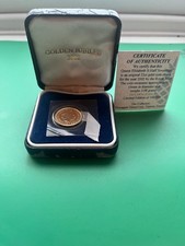 2002 Gold Sovereign Pair – Full & Half – Shield Back Design – 22ct – Royal Mint