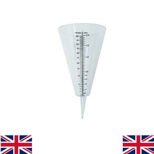 Cone rain gauge - cone, measurement