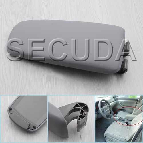 Gray leather armrest - gray,