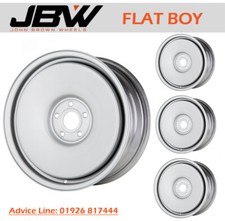 8"x18" JBW FLATBOY SILVER