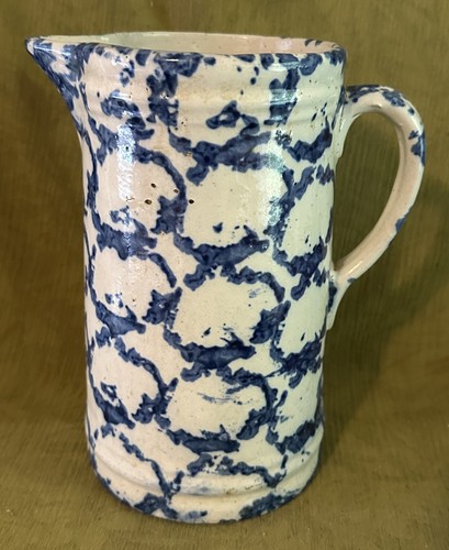 Antique blue white - &, stoneware