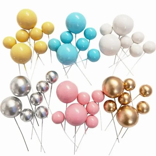 20pcs cake topper gold - cake, silver