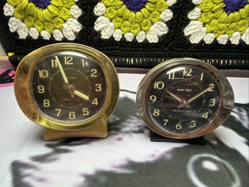 Lot vintage westclox baby - of,