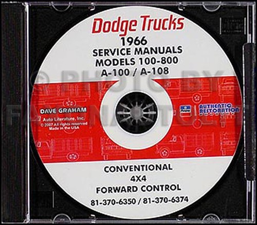 1966 dodge truck shop manual - 1966,