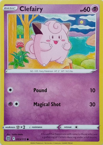 Clefairy rare brilliant - rare,