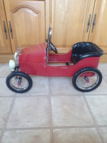 Children vintage metal pedal - vintage,