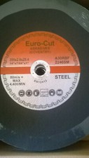 CUTTING DISCS 355mm X 2.8 X 25MM METAL CHOPSAW EURO CUT Pk OF 10/ DATE CODE 2026