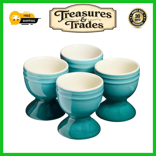 Stylish teal ceramic egg cup - stylish,