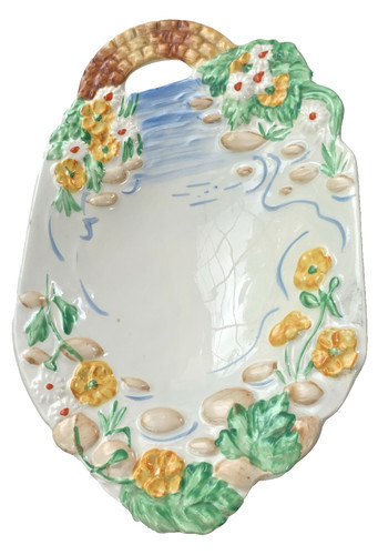 Vintage clarice cliff bridge - cliff, "bridge