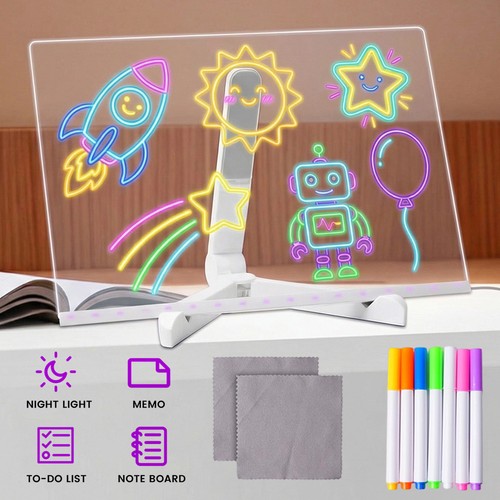 Luminous acrylic dry erase - acrylic, led