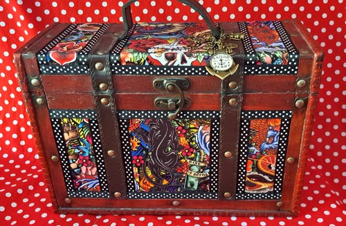 Tattoo wooden sailor storage - tattoo,