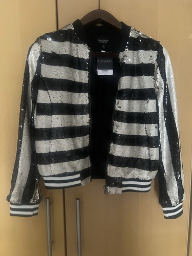 Topshop bnwt size sequin - 8,