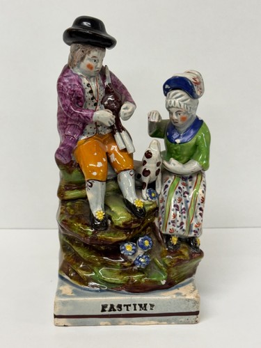 Staffordshire figure group - staffordshire,
