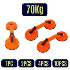 Dual Suction Cup Pad Lifter 70kg Sucker Plate Glass Tile Mirror Lifter Puller