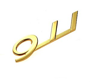 Porsche 911 angled emblem - 911,