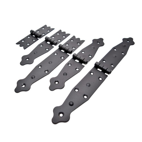 Black decorative backflap - black,