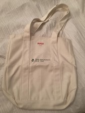 hugo boss lined canvas bag