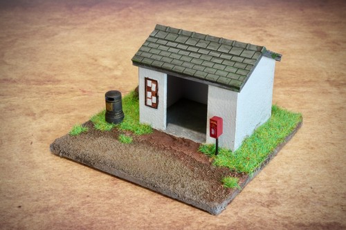 Small concrete bus shelter kit - small,