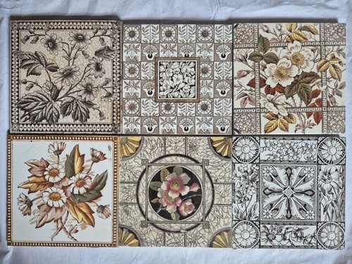 Antique tiles set various - tiles,