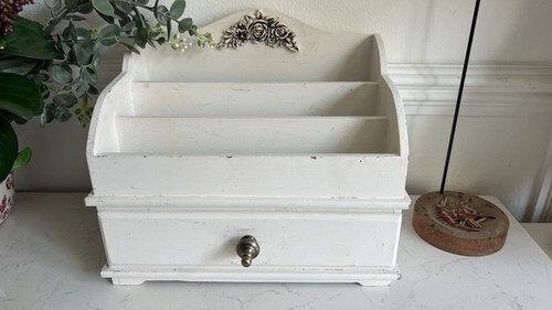 Desk organiser shabby - desk,