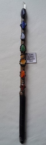 Ash wand chakra stones - wand,,