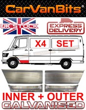 FOR MERCEDES T1 207-410 77-96 FRONT DOOR INNER +OUTER BODY SILL REPAIR PANEL SET