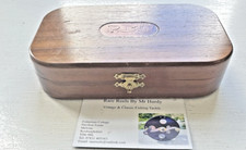 Richard Wheatley 16 Compatment & Foam Lid Trout Dry Fly Box. With 100  Flies