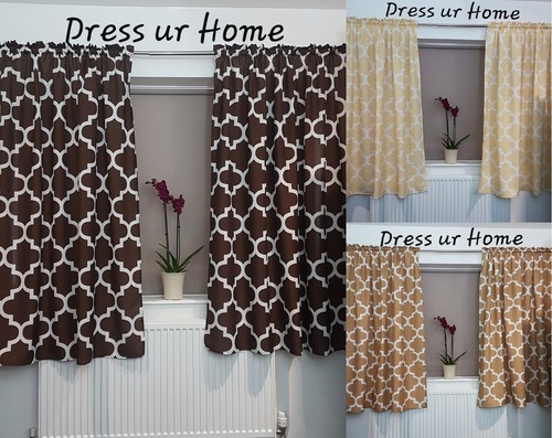 Moroccan style curtains pair - curtains,