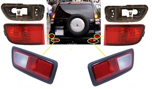 Rear lower bumper - rear, lamp