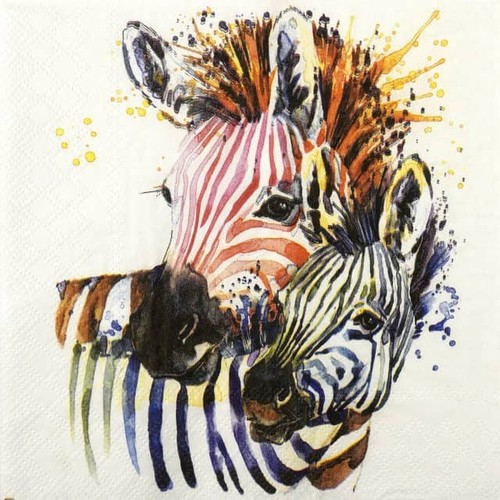 Single paper napkins - 4x, for