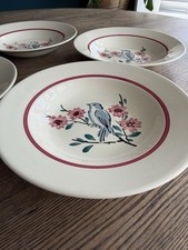 4 Vintage French Soup Bowls