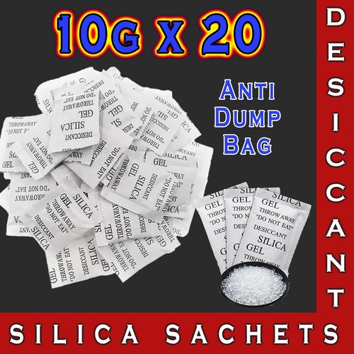 Silica gel moisture sachets - gel,