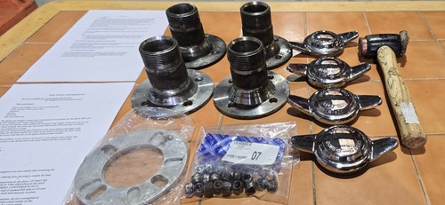 Wire wheels hub conversion - wire, kit