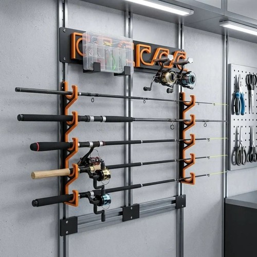 Wall mounted fishing - wall,