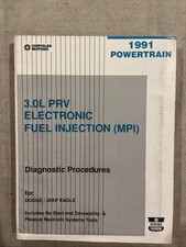 3.0L PRV Electronic Fuel Injection Diagnostic Procedures For Dodge/Jeep Eagle